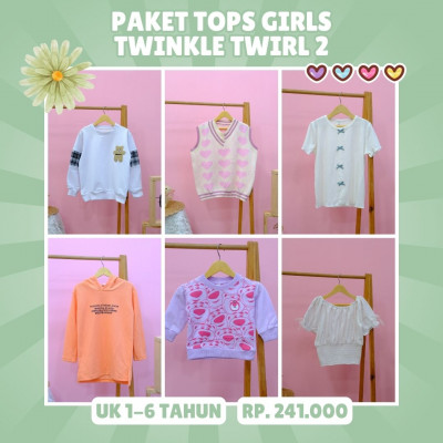 PAKET TOPS GIRLS TWINKLE TWIRL 2